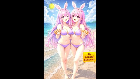 Bunny Mommy V2 (Suno AI) 🐰✨ | Playful Waifu Anthem | General Sunbeam #aimusic #sunoai #waifu #bunny