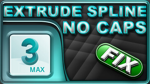 FIX - Finding Spline Problems Easily If No Caps with Extrude Modifier - 3ds Max Tips & Tricks