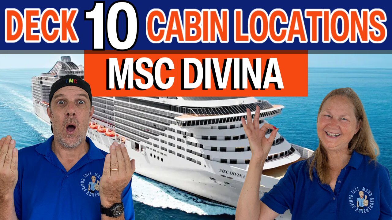MSC Divina Cabin Deck 10 | Tall Man's Cruise Adventures