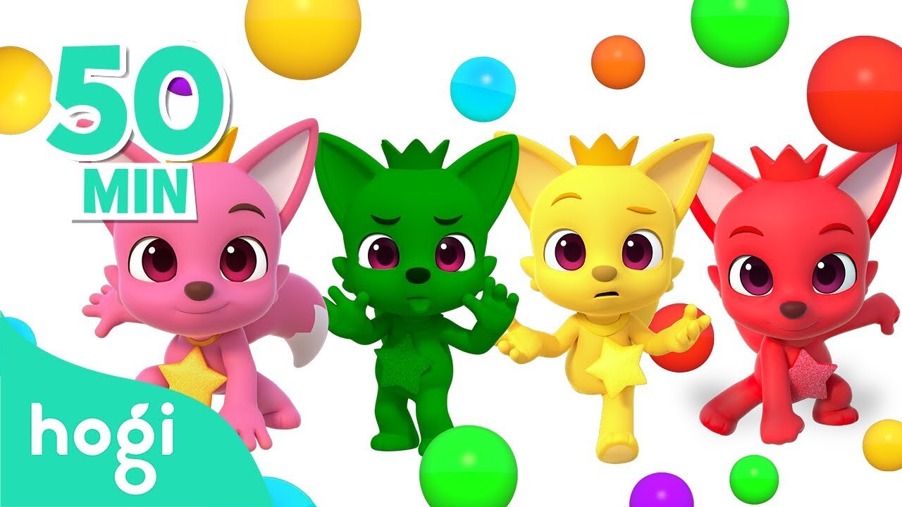Learn Colors with Ball Pit + More|Colors for Kids|Hogi Colors|Hogi Pinkfong