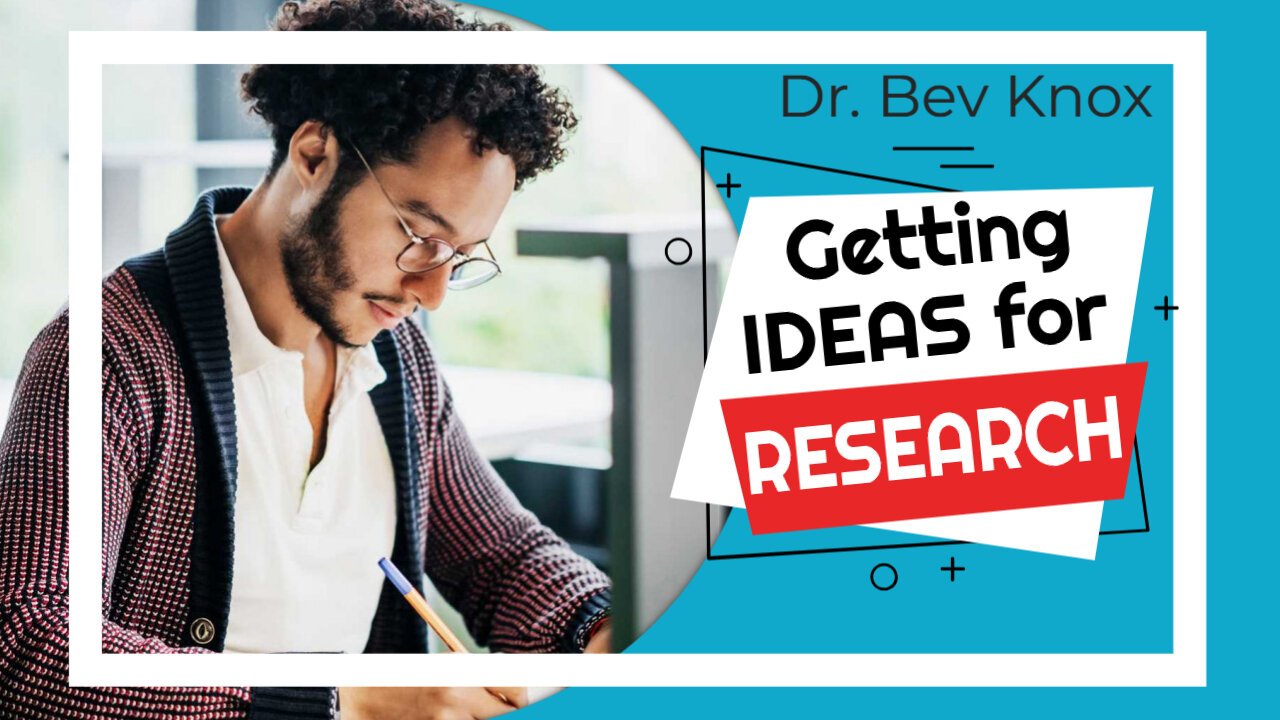 How to Get Ideas for Research