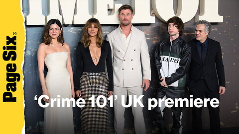 Halle Berry, Chris Hemsworth, Mark Ruffalo and more at 'Crime 101' premiere