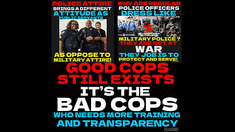 CSV #63 Why Police officers dress like they are in the Military?