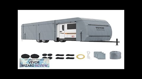 VEVOR Travel Trailer Cover 28-30' RV Cover 4-Layer Non-Woven Fabric Camper Cover Review