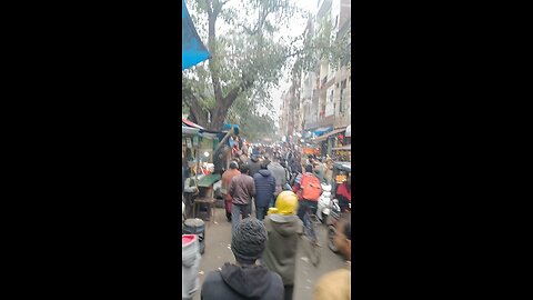 Vegetable market in Delhi capital of India