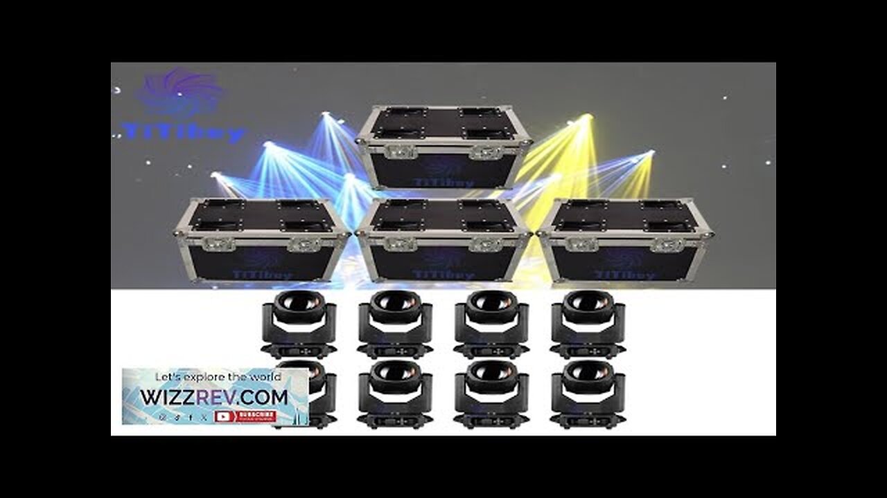 0 Tax 8Pcs 295W Moving Head Beam Stage Light Effect Professional DJ Review