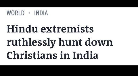 Hinduism persecuting Christians