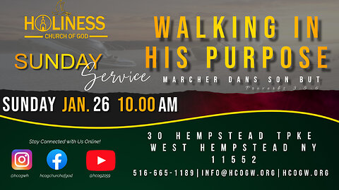 HCOG || Sunday Service 10AM 1/26/2025