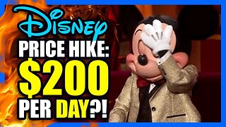 Disney World INSANE Price Hikes: Tickets Cost Over $200 Now?! | Clownfish TV