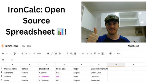 IronCalc: Open Source Spreadsheet Tool