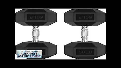 5-300LBS Rubber Encased Hex Dumbbell Sets with Optional Rack for Home Gym Review