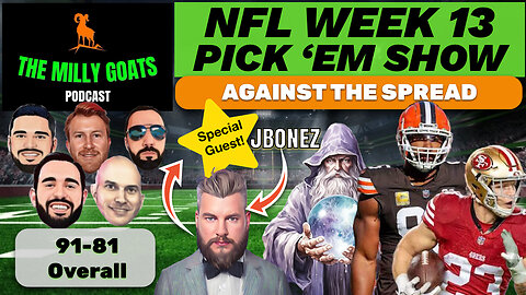 NFL Week 13 Pick 'em Contest Breakdown with Special Guest - JBonez