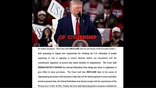 🚨Activist Judicial Coup UNLEASHED! Judge Permanently Overturns Trump's Citizenship PROOF Of Citizenship, to VOTE in national elections