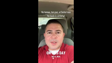 No temas, el Señor nos ha estado dieciendo los planes del enemigo hace mucho tiempo!