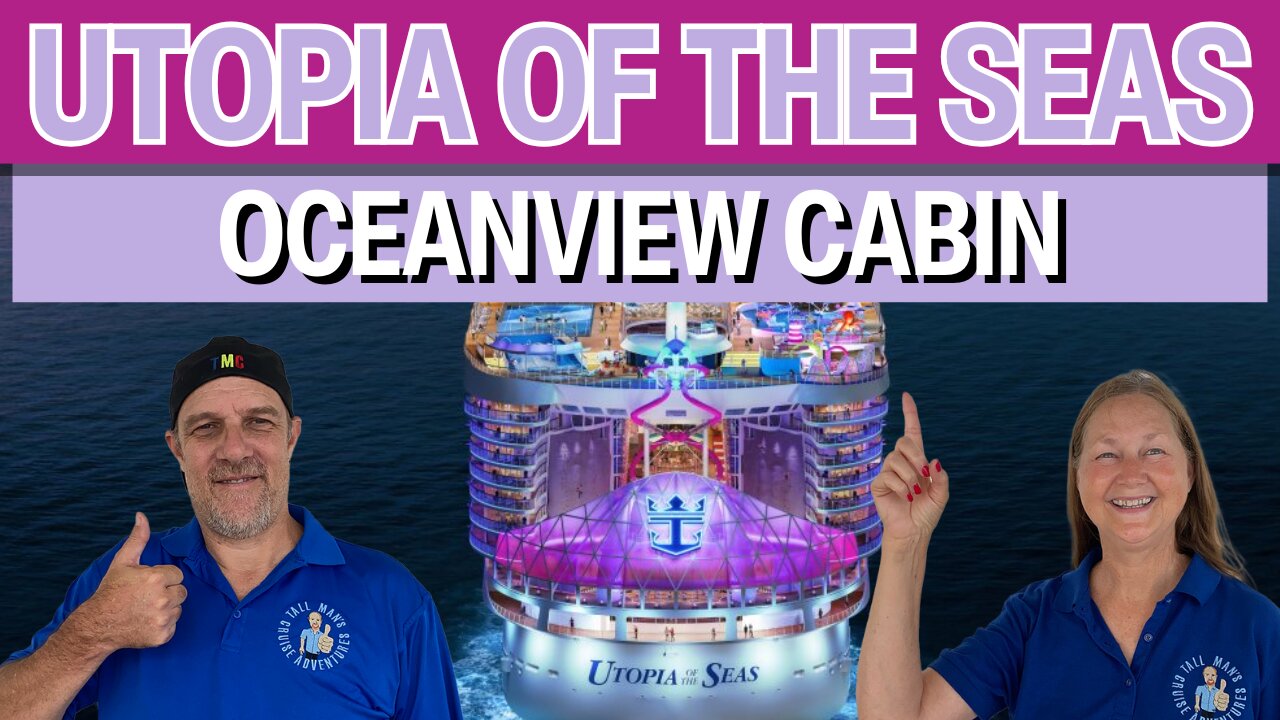 Utopia Of The Seas Ocean View Cabin 3654 | Tall Man's Cruise Adventures