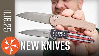 The Season Begins - New Knives November 18th, 2025 at KnifeCenter