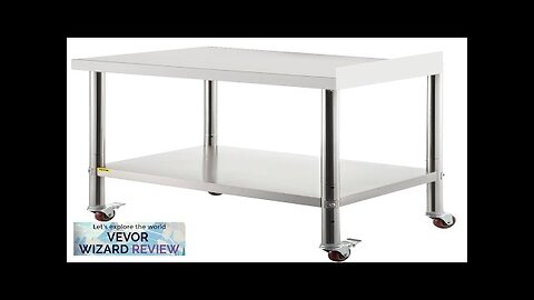 VEVOR Stainless Steel Prep Table 24 x 15 x 35 Inch 440lbs Review