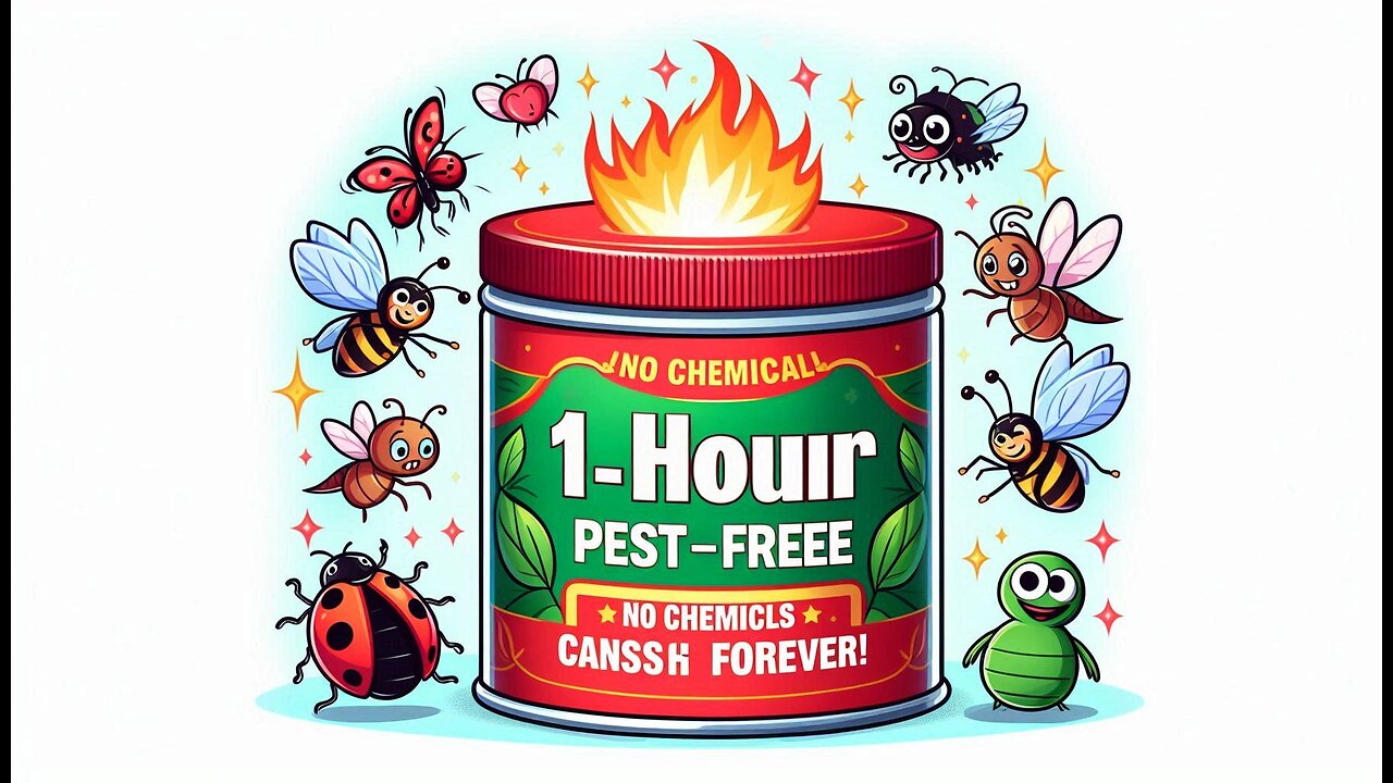 1-Hour Pest-Free Magic! 🚫🐜 No Chemicals, Just Burn This & Bugs Vanish Forever