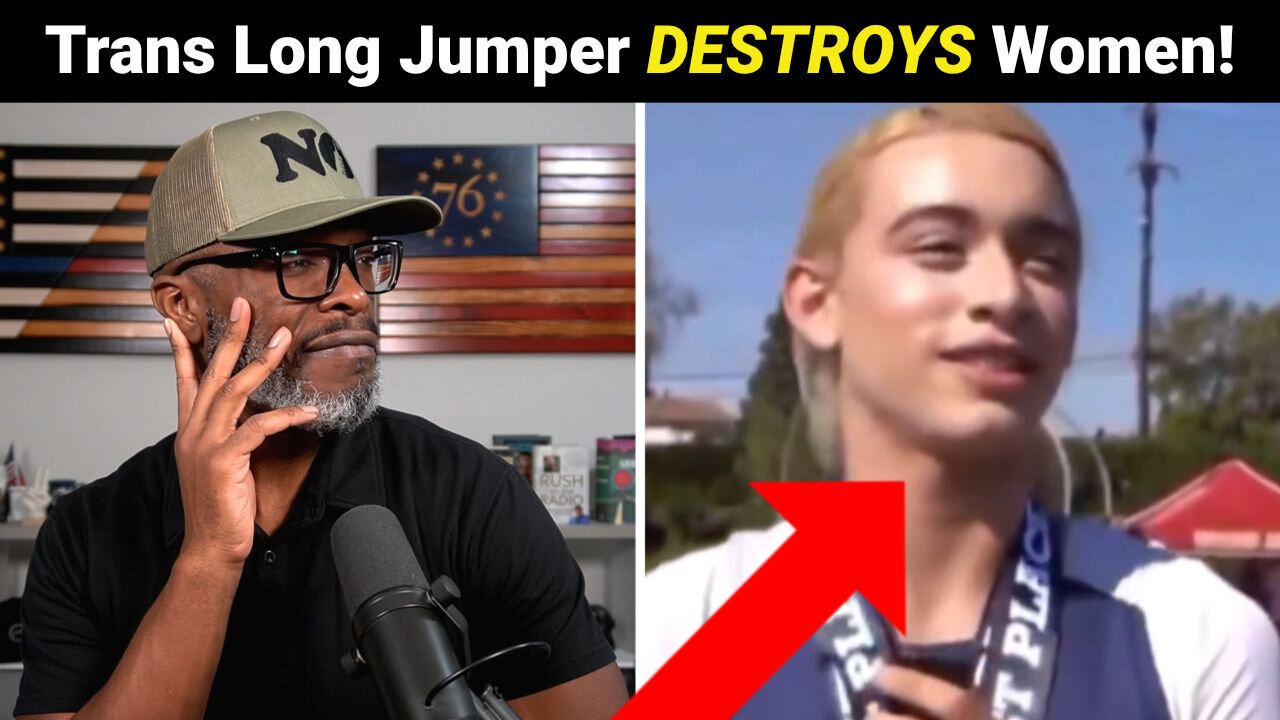 Trans High School Long Jumper DESTROYS Women By EIGHT FEET!