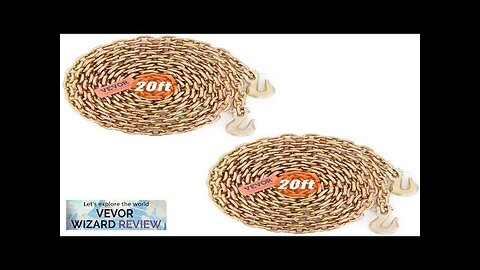 VEVOR Transport Binder Chain 4900lbs Working Load Limit 5/16''x20' G80 Tow Chain Review