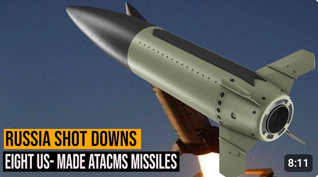 Eight US-Made ATACMS missiles taken out by Russian air defense systems, reports say