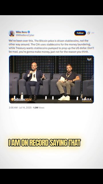 Mike Benz ~ This is the link between Jeffrey Epstein and Bitcoin