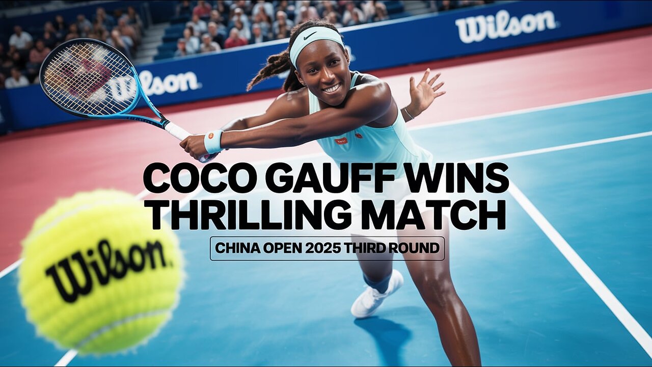 Coco Gauff Battles Leylah Fernandez | China Open 2025 Highlight