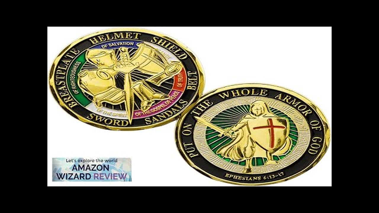 Put on The Whole Armor of God Challenge Coin Prayer Commemorative Coin Review