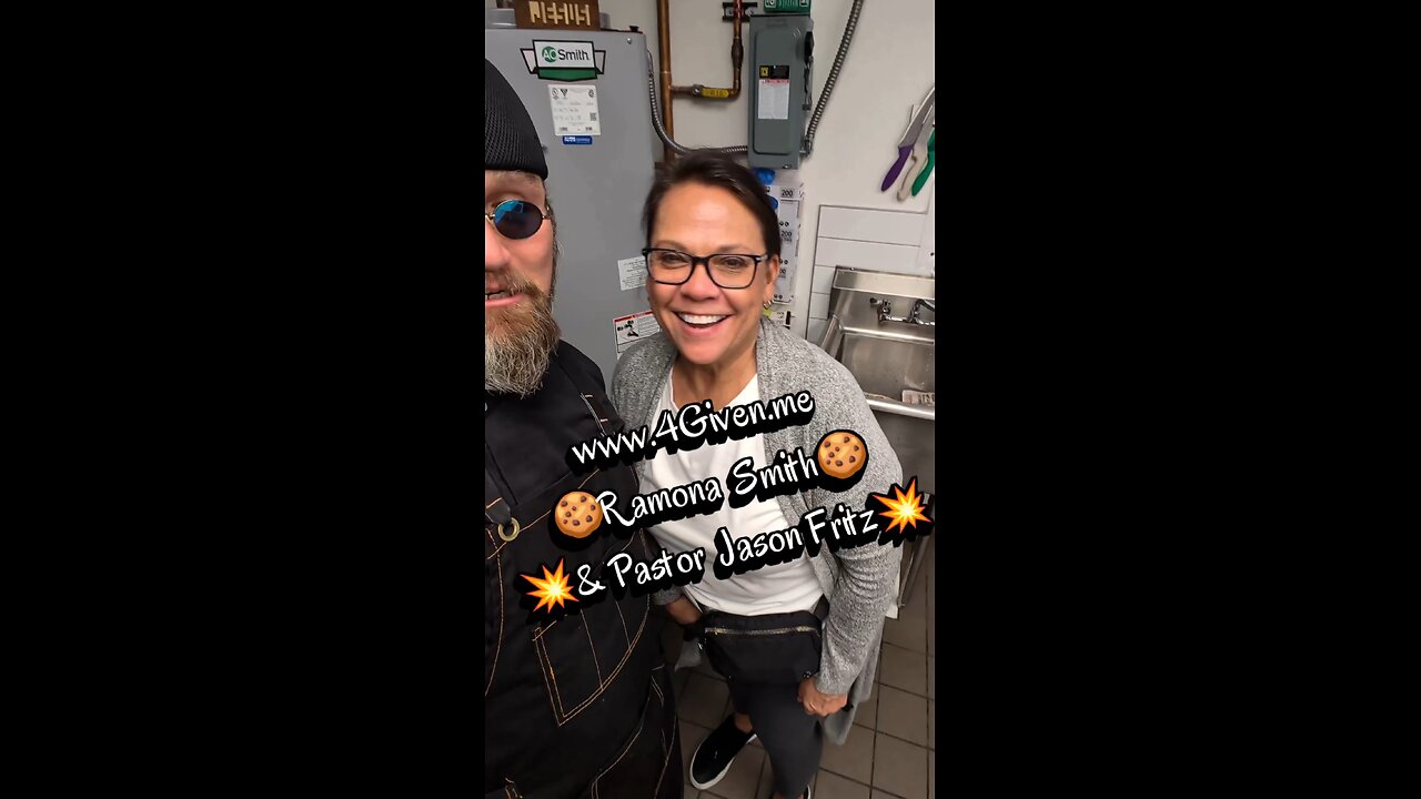 Ramona & Steve Smith volunteered to make chocolate chip cookies & Pastor Jason Fritz popped in!