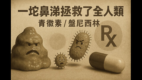 一坨鼻涕，拯救了全人類？青黴素的神奇誕生！｜How a Blob of Snot Saved Humanity — The Miracle of Penicillin