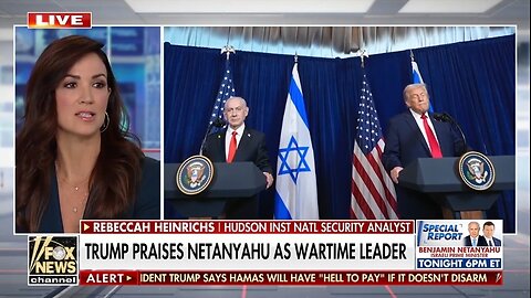 Rebecca Heinrichs: There's No Daylight Between Trump and Netanyahu