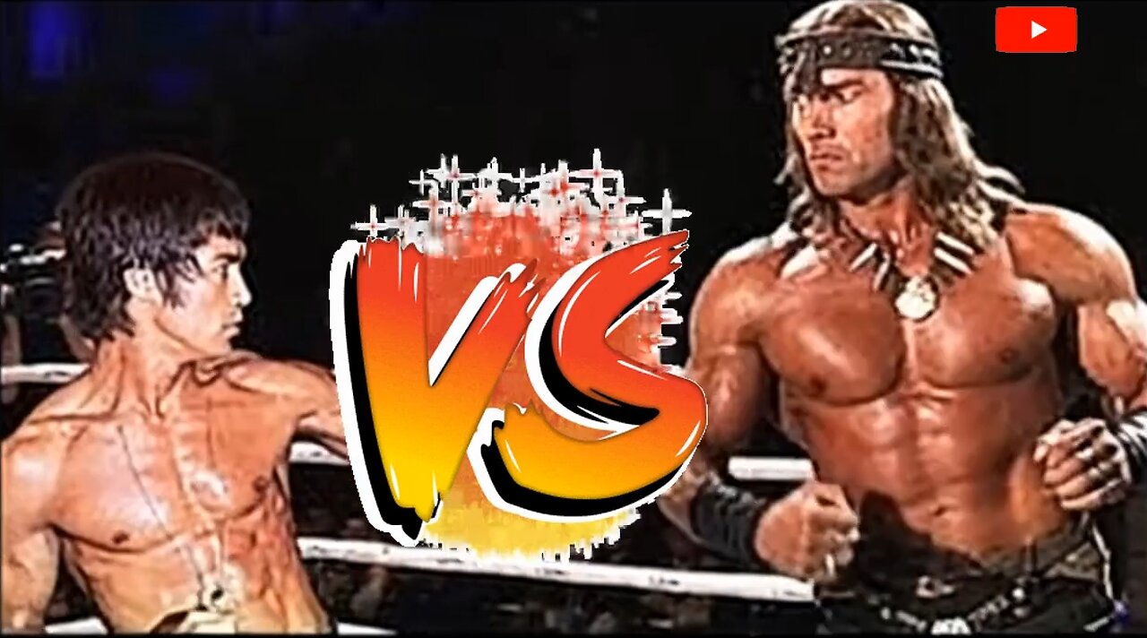 ⚡ Bruce Lee vs Arnold 💪 Speed vs Strength | Clash of Titans 🥋🔥 #BruceVsArnold