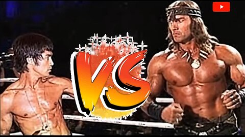 ⚡ Bruce Lee vs Arnold 💪 Speed vs Strength | Clash of Titans 🥋🔥 #BruceVsArnold