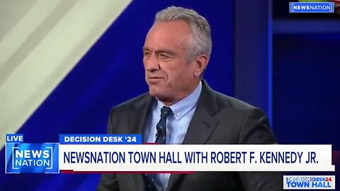 RFK Jr Explains Why His Voice Trembles When He Speaks at the NewsNation Town Hall (6/29/24)