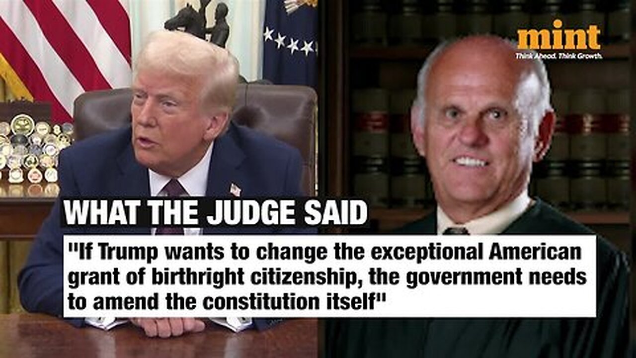 Relief For Indians In America_ Judge INDEFINITELY Blocks Trump's Ban On Birthright Citizenship