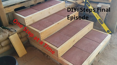 DIY: Entry Steps for RV Deck. Cheap and Easy Final step