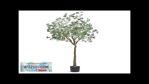 VEVOR Artificial Eucalyptus Tree 6 FT Tall Faux Plant Secure PE Material Review