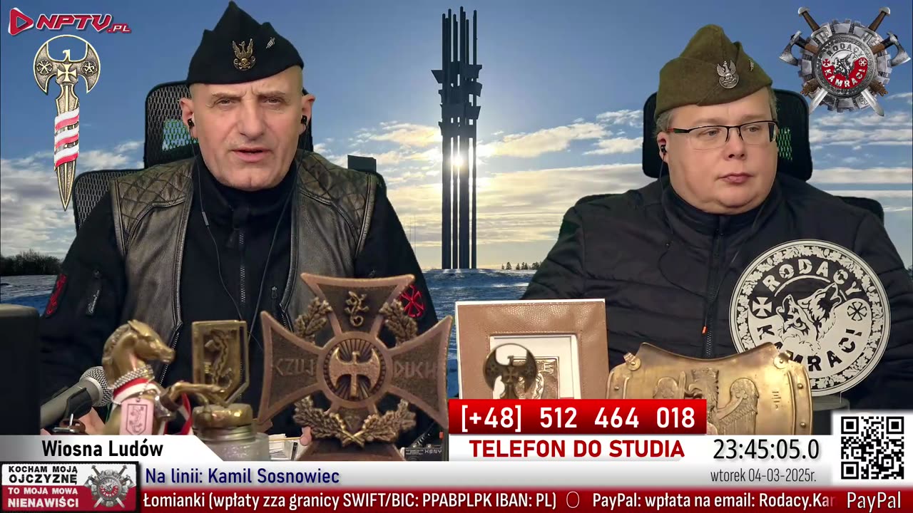 Wiosna Ludów. Wt. 4.3.2025r. W. Olszański, M. Osadowski Rodacy Kamraci NPTV.pl