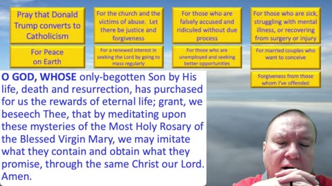 Mary's Daily Live Holy Rosary Prayer at 8:00 p.m. EDT 10/19/2025