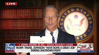 Senate Majority Leader John Thune Announces Progress On Shutdown Negotiations