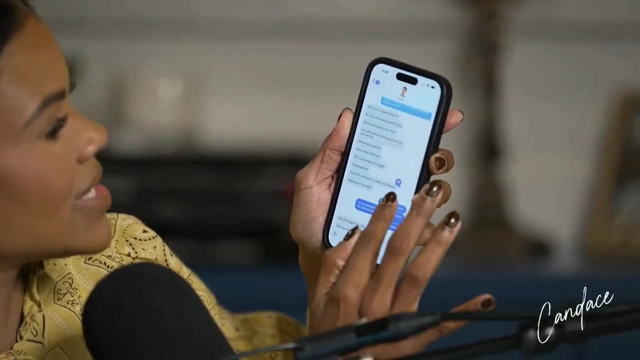 Candace LIVE DEBUNKED claims she "Photoshopped text messages from Charlie Kirk."