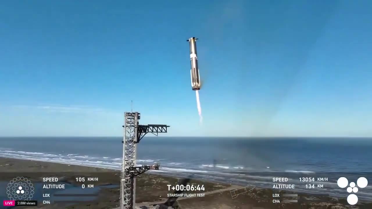 SpaceX pulls off second successful booster chopstick catch.