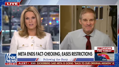 Jim Jordan on Facebook Censorship Changes