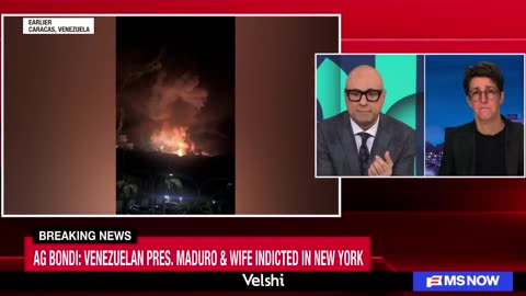 Maddow’s instant reaction to Trump 'capturing' Maduro