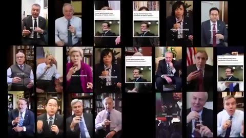 22 Democrat Senators have now been exposed using identical scripts