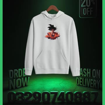 Goku Ultra Instinct Hoodie | Anime Gym Motivation | Pakistan COD | Raheech