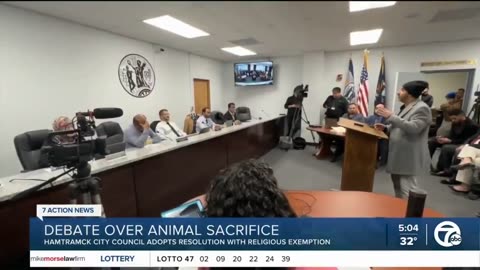 𝕊𝕥𝕖𝕧𝕖𝕟 𝕄. 𝕃𝕖𝕘𝕒𝕔𝕪 🇺🇸 - Hamtramck, Michigan City Council voted to allow animal sacrifice for ...