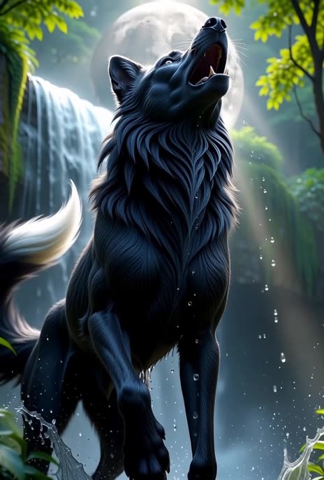 The Black Wolf of the Falls, AI Video