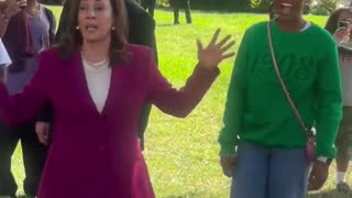 Kamala Harris giving a speech at Howard University, drunk?