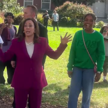 Kamala Harris giving a speech at Howard University, drunk?